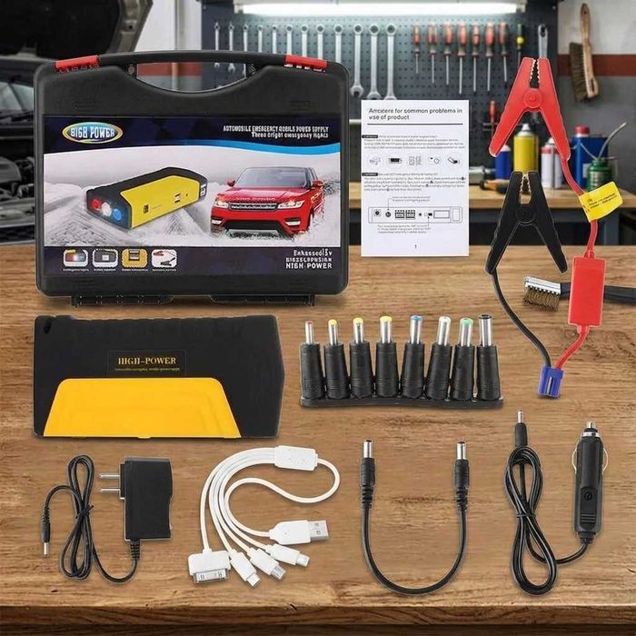 Пускозарядний пристрій для авто Jump Starter 50800 mAh | Пусковое устройство Бустер Джамп Стартер Power Bank