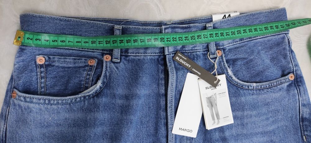 Джинси-слоучі Mango з високою посадкою