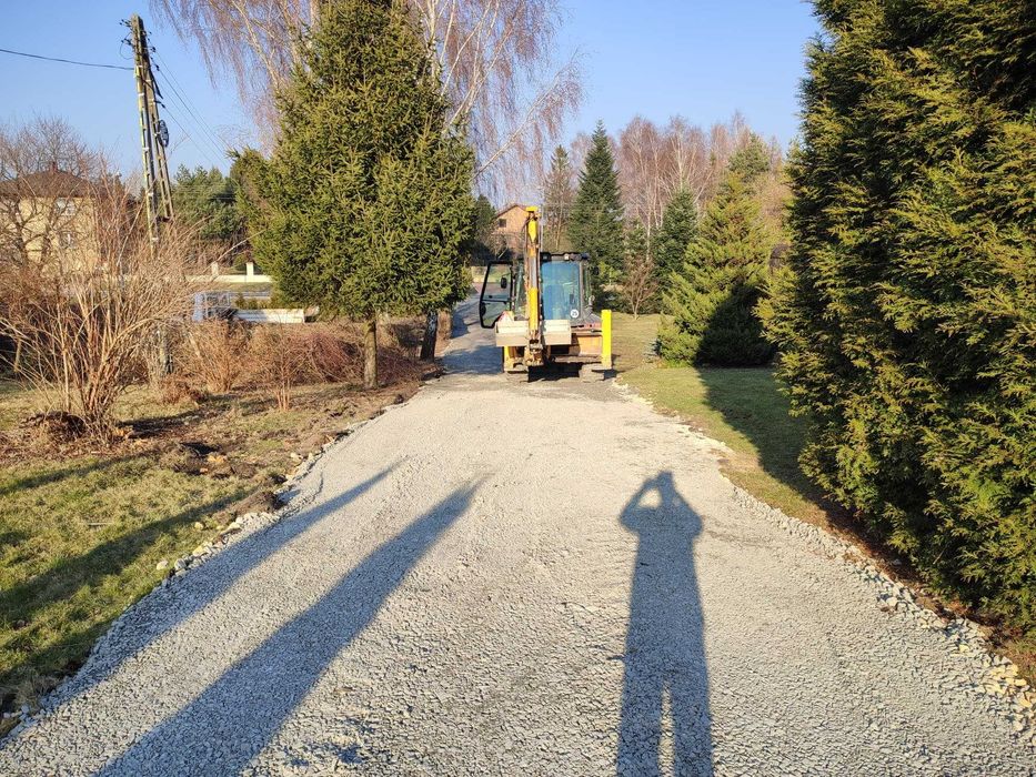 Budowa dróg dojazdowych utwardzanie terenu placów droga dojazdowa
