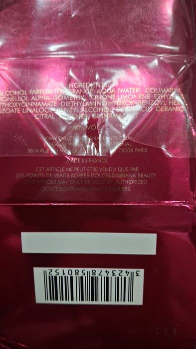 Dolce&Gabbana The Only One 100ml.