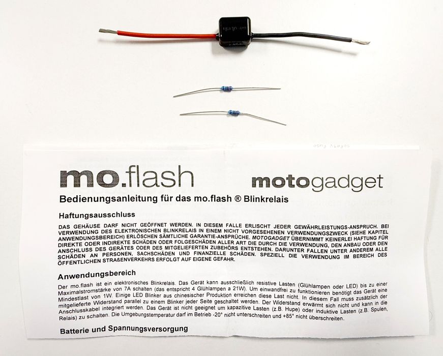 Relé de Piscas mo.flash – Ideal para LEDs e motos personalizadas