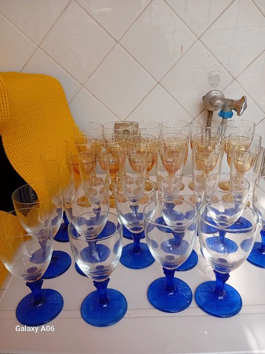 Copos e taças vintage