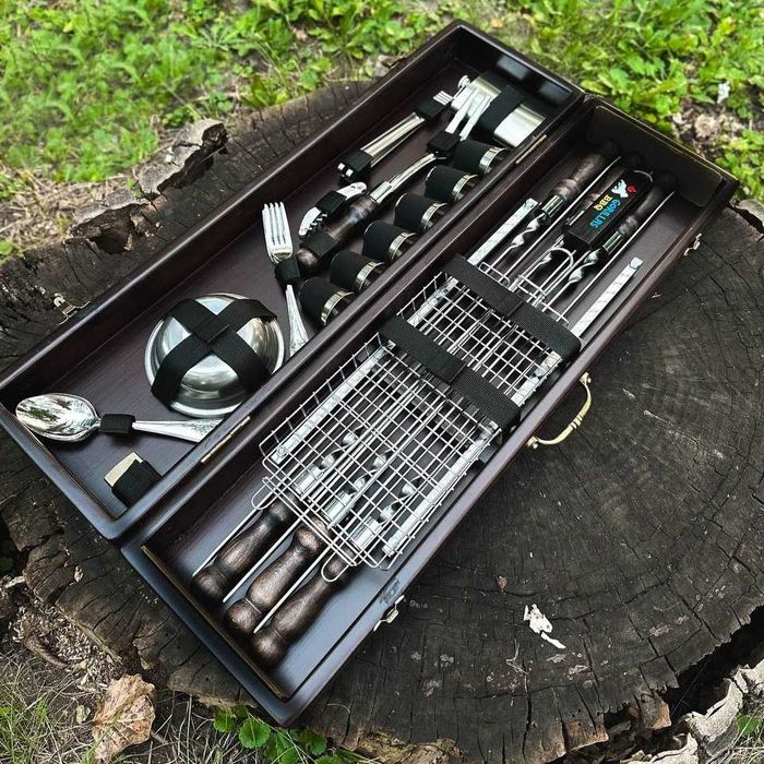 Набір шампурів Пума 2.0 BS94/1 Подарочный набор шампуров для мужчины