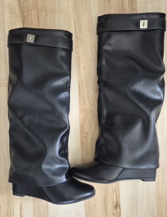 Kozaki czarne wysokie roz 36