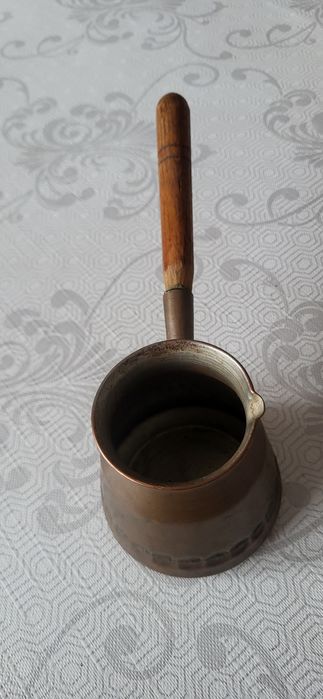 Miedziany tygielek Stary zabytkowy