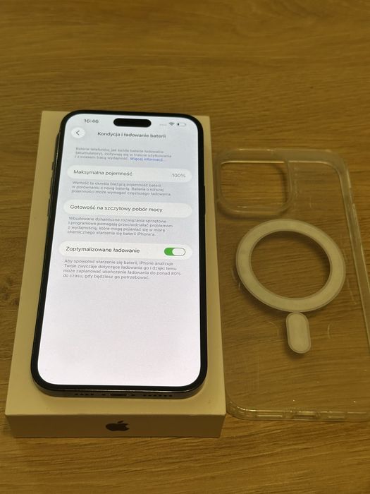 iPhone 14 pro max 100% baterii