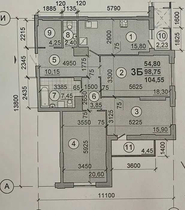Продаж 3кімнатної квартири новобудова KyivSKY