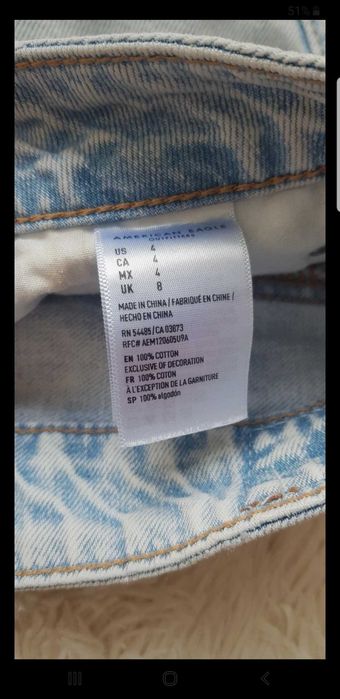Jeansowe spodenki r. M