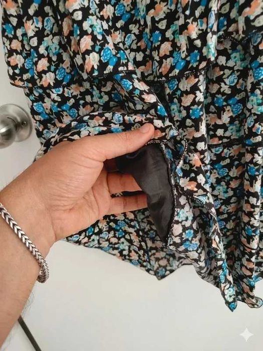 Vestido Curto Patty Moon Floral – Estilo Boho / Cai-Cai (Tam. S/M)