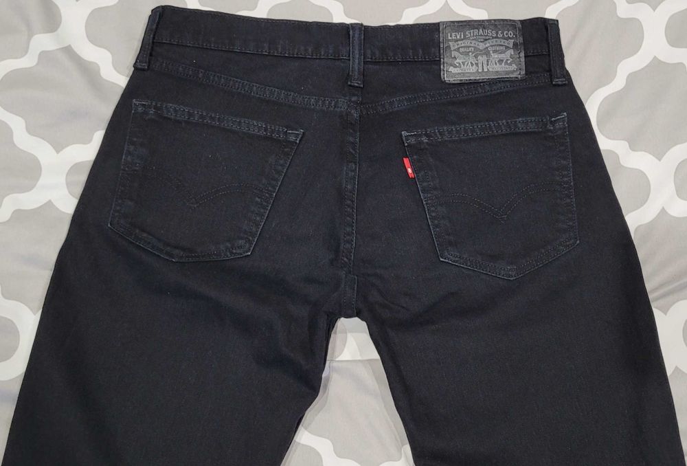 Męskie Czarne Spodnie LEVI'S 32/34 - ORYGINALNE, JAK NOWE !!!