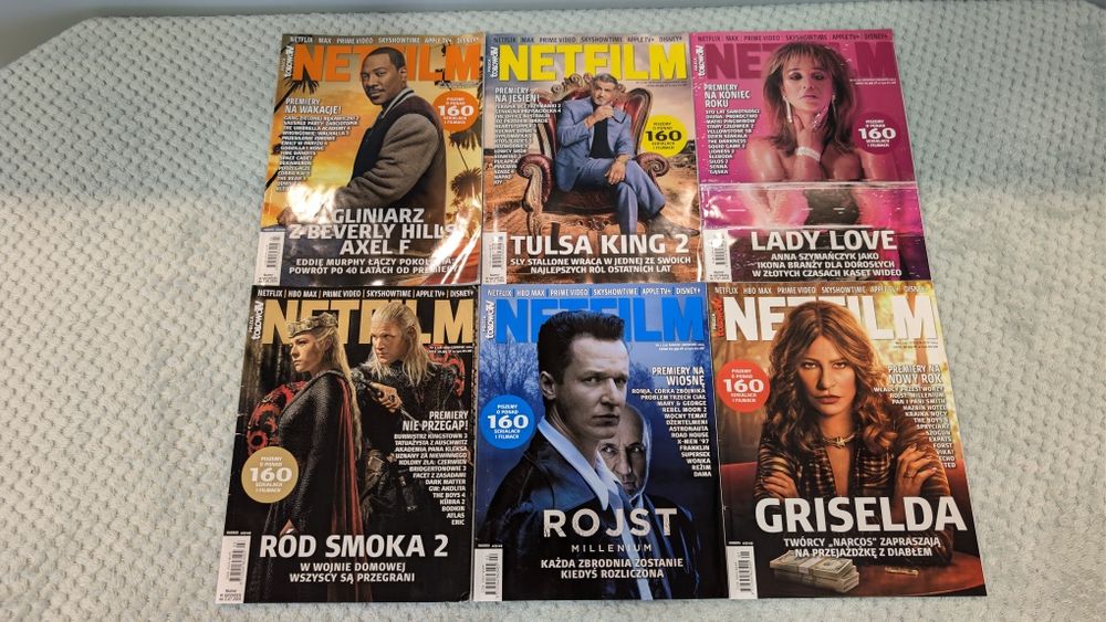 47 numerów Magazyn Netfilm  Kompletna seria gratka dla kolekcjonerów!