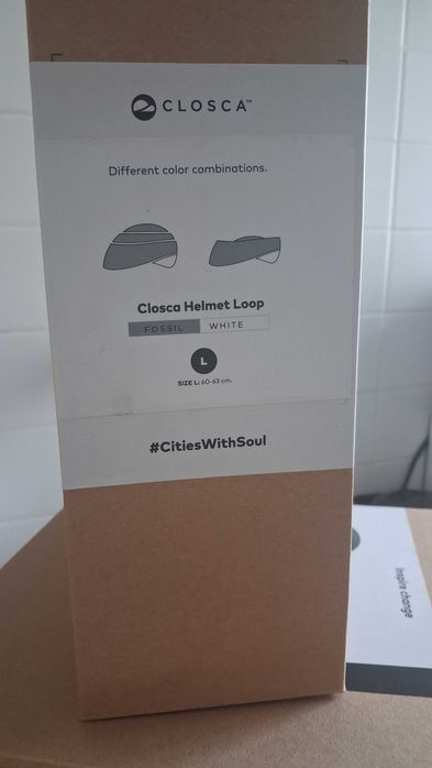 Capacete de bicicleta dobravel L Novo