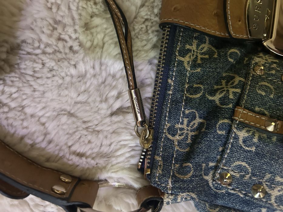 Сумка Guess blue in denim Y2k vintag