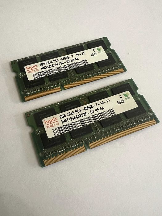 Pamięć RAM do Laptopa - 2GB / 4GB / 12800 , 8500 , 4200 , 1333 , 1600