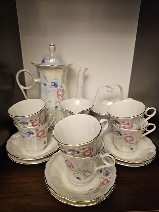 Кавовий сервіз Коростень фарфор