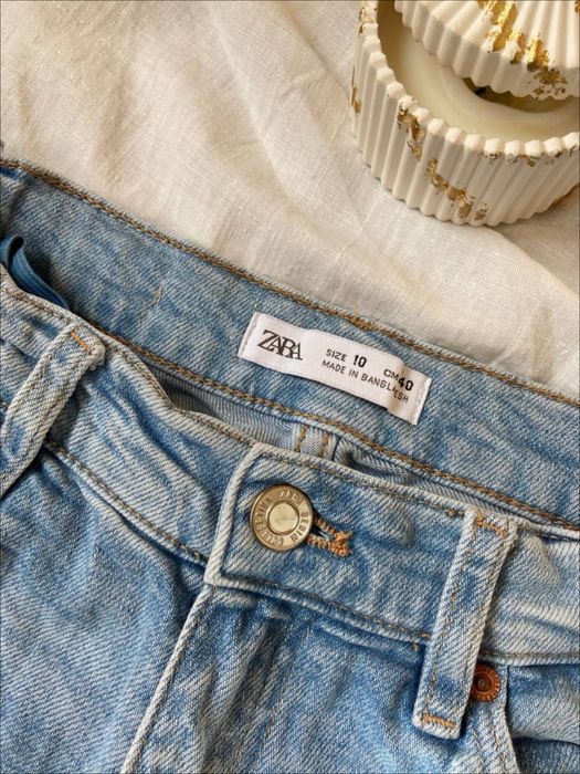 Джинси дитячі Zara з розрізами розмір 140