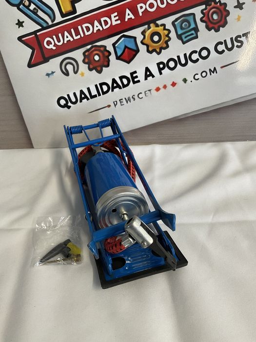 Bomba de Pé Cilindro com Manómetro e Adaptadores