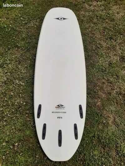 7 evolution 6.8 funboard prancha de surf epoxy nsp torq FCS