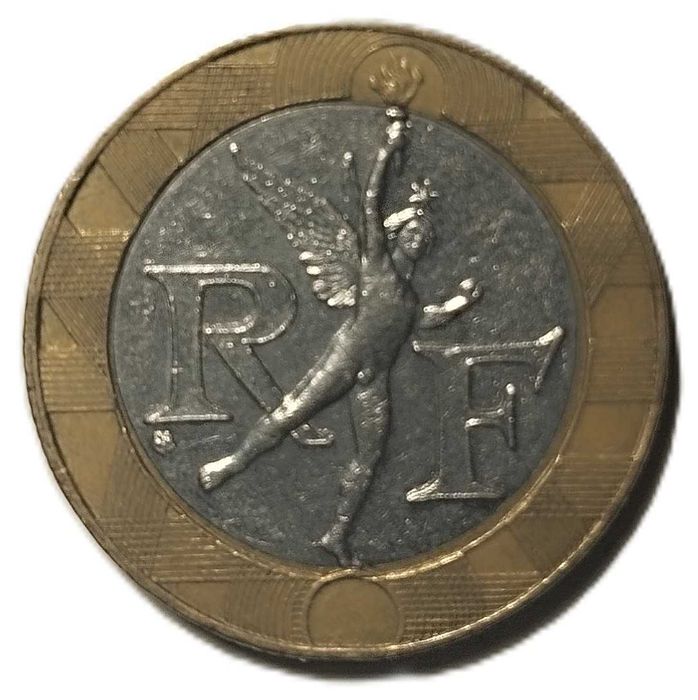 10 francos 1991. França.
