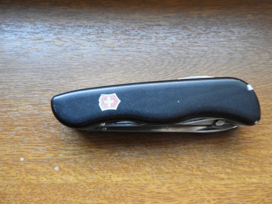 victorinox Outrider slide-lock czarny nóź scyzoryk 111mm ładny =