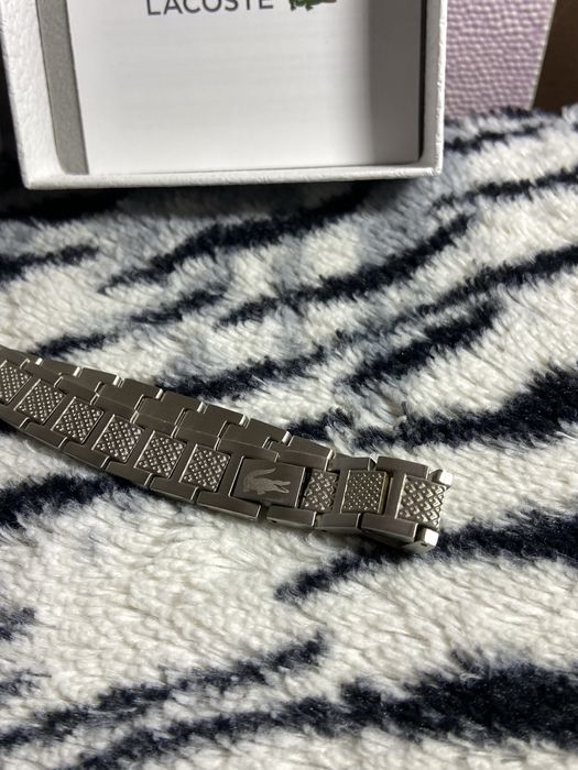 Браслет Lacoste срібний