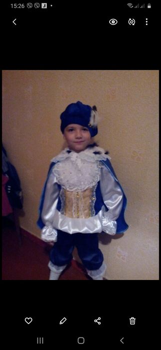 Костюм принца для хлопчиків