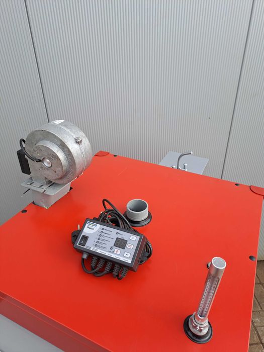 Kocioł Piec do 300m2 35kw Węgiel Drewno +Sterownik Dmuchawa Dostawa 0z