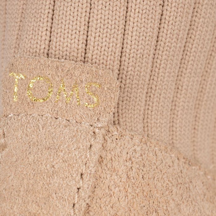 TOMS botki zamszowe beżowe na koturnie r. 40 OUTLET