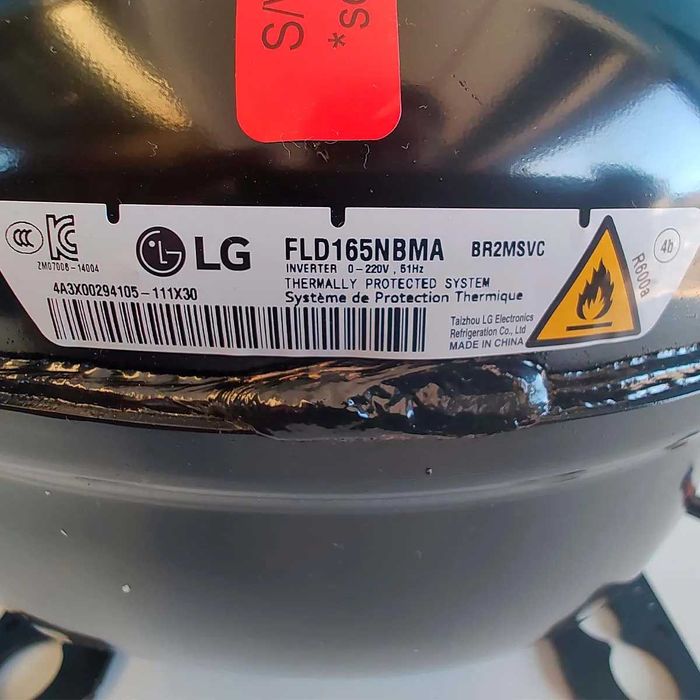 Новий компресор FLD165NBMA, TCA36811432 для холодильника LG