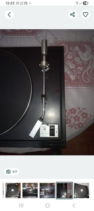 Gira discos Grundig