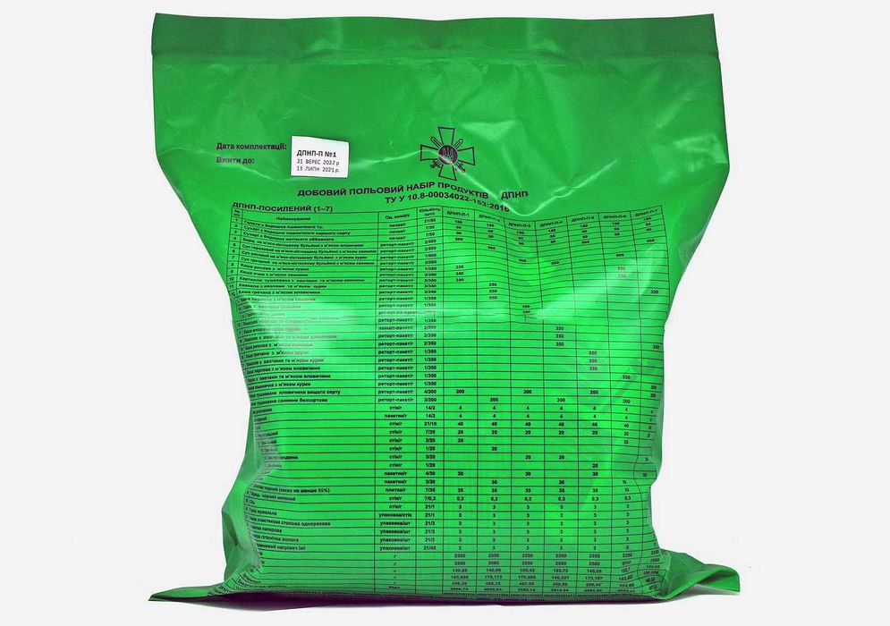 Сухой паек суточный/пайок/ирп