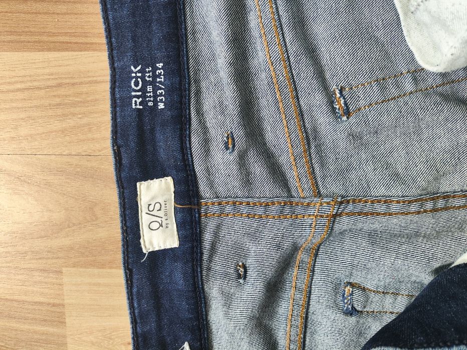 Spodnie jeansowe męskie slim fit Rick