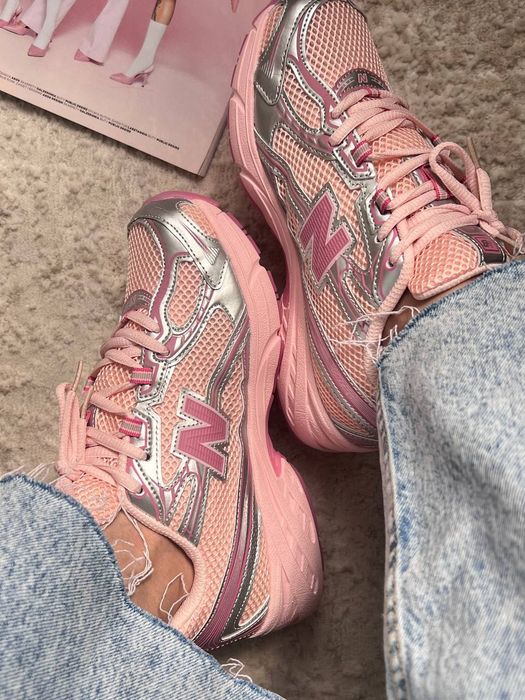 New Balance 740 Pink Silver Кросівки Нью Беланс Взуття Кроссовки Ретро