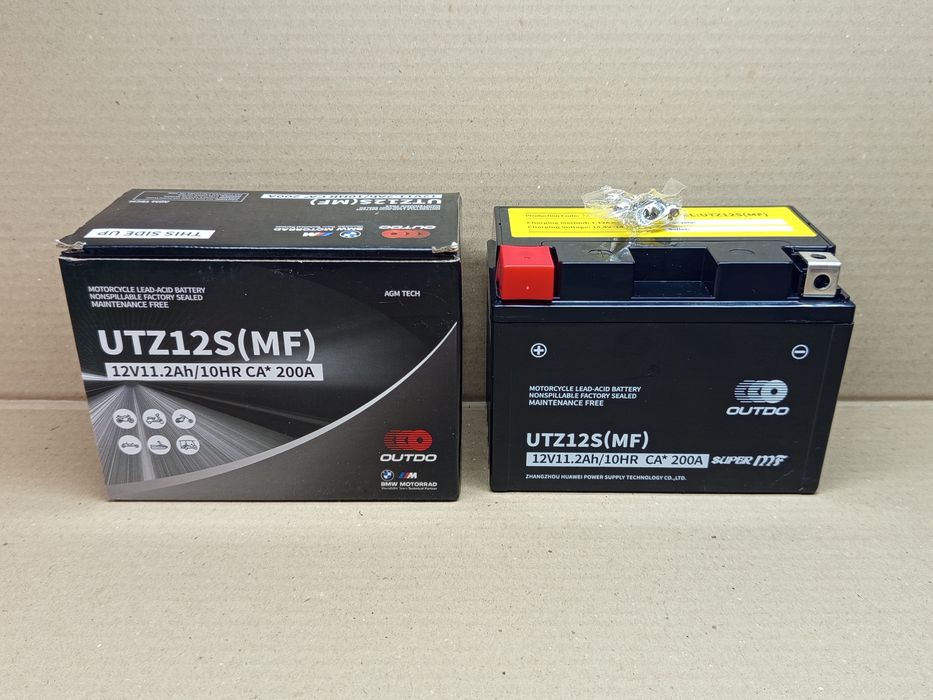 Акумулятор мото АКБ 12V 11.2A UTZ12S (MF) 150-87-110mm "OUTDO"