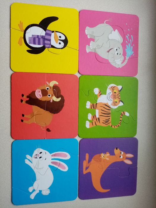 Puzzle 2el. połóweczki