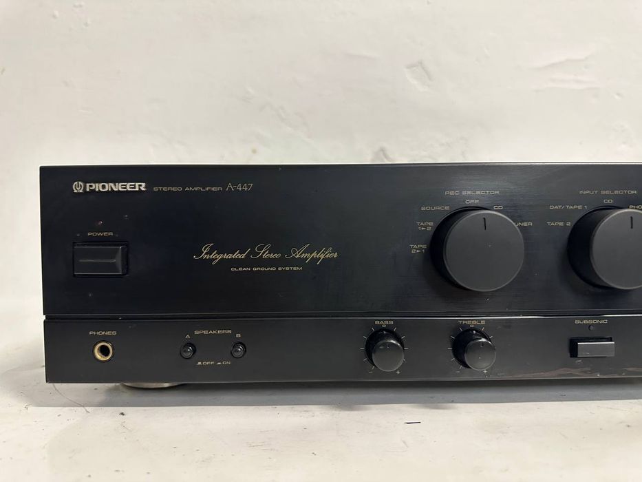 Wzmacniacz stereo Pioneer A-447 +1. | 2×60 W | MM/MC | Direct | Made in Japan