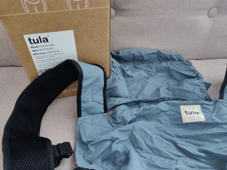 Kompaktowe nosidło Tula lite slate do 13,6 kg jak nowe