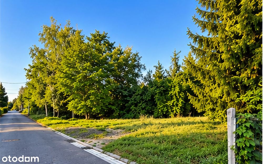 Działka budowlana 1005 m² | Łazy | MPZP | media | asfalt
