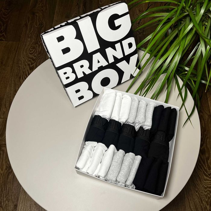 5шт Труси чоловічі + 12 пар носків / Трусы мужские / Хлопок