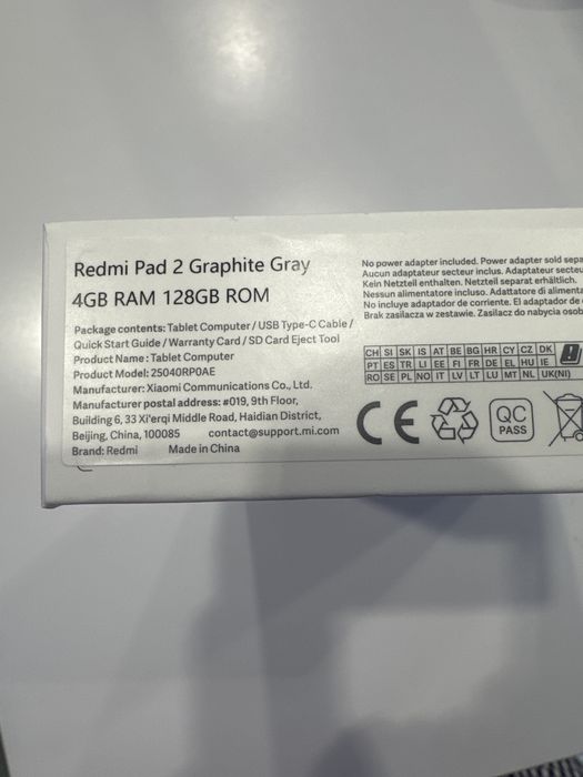 Tablet Redmi Pad 2 4/128GB grafitowy szary