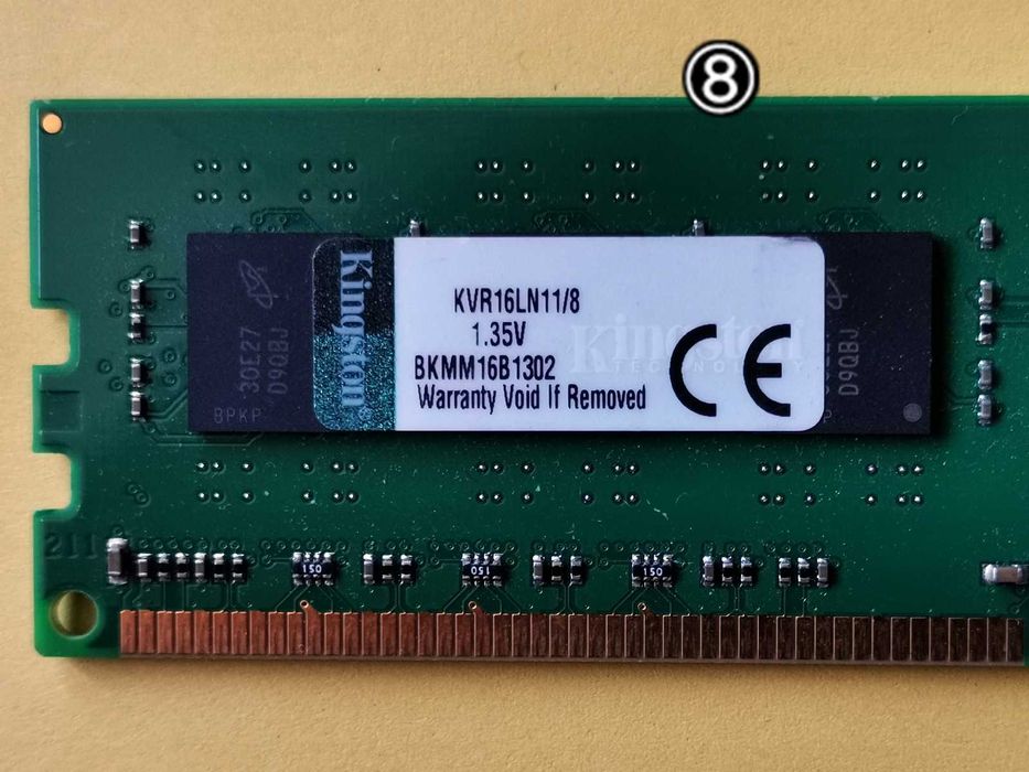 DDR3 8GB KingSton 12800 L -Komputer