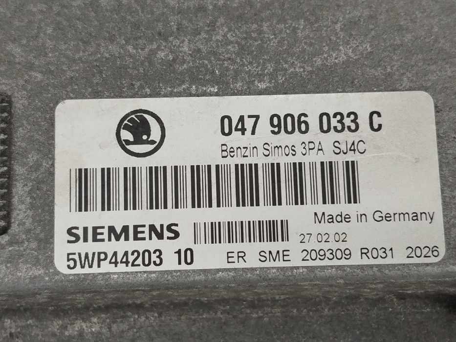 Centralina de Motor - SKODA FABIA I três volumes (6Y3) | 99 - 07