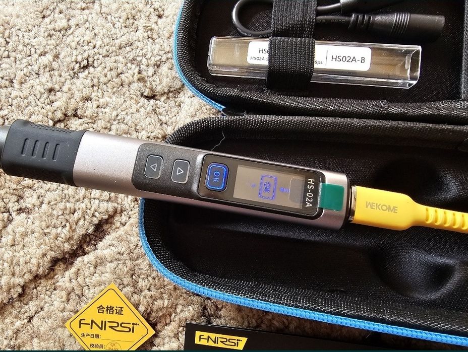 Паяльник Fnirsi HS-02А 100W фнирси чехол USB подключение