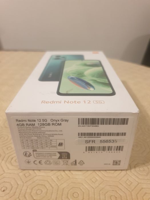 Redmi note 12  5G 128gb "SELADO"