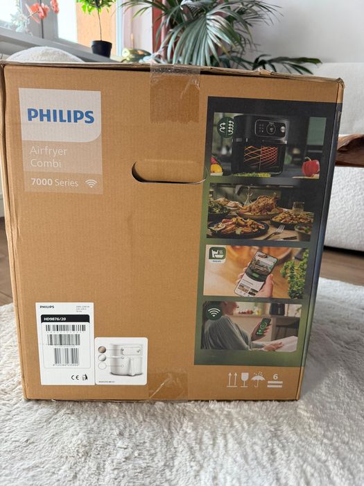 Frytkownica beztłuszczowa Philips Ovi Smart XXL HD9876/20 biała