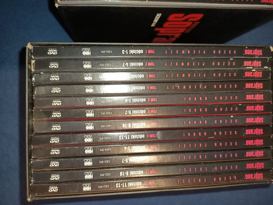 Rodzina SOPRANO sezony 1-6 28 płyt