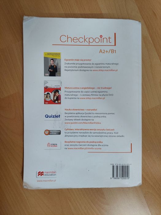 ćwiczenia cheackpoint klasa1