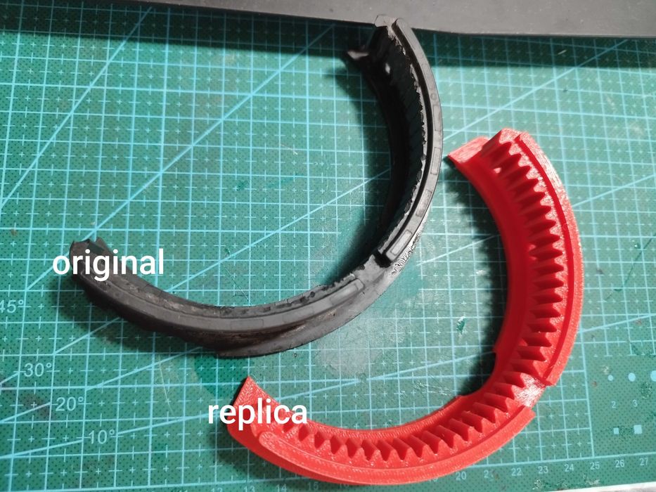 Limpa parabrisas Mercedes 190 - engrenagem de plastico