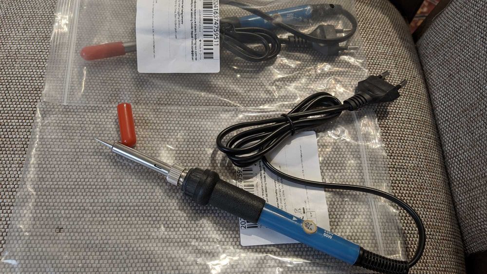 Паяльник 60 W регулировка мощности отличный подарок