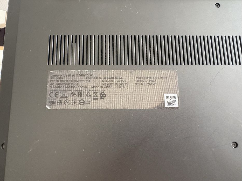 Ноутбук Lenovo IdeaPad S340-15IWL